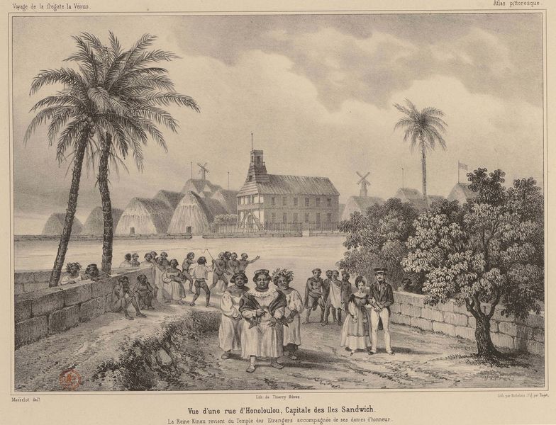 Vue d'une rue d'Honolulu